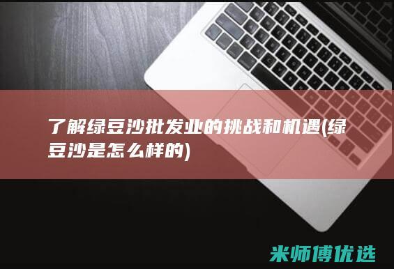 了解绿豆沙批发业的挑战和机遇 (绿豆沙是怎么样的)