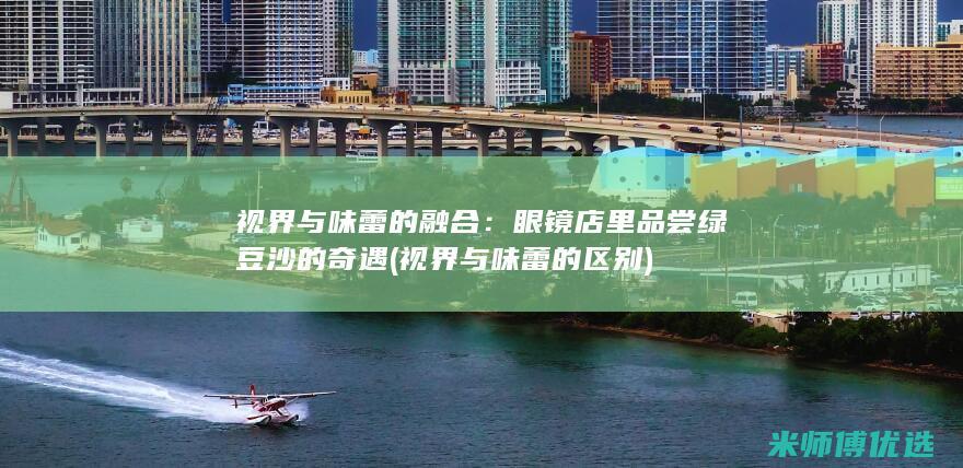视界与味蕾的融合：眼镜店里品尝绿豆沙的奇遇 (视界与味蕾的区别)