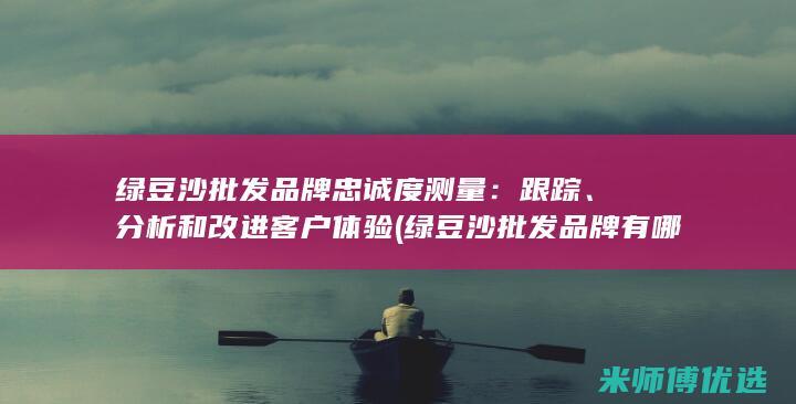 绿豆沙批发品牌忠诚度测量：跟踪、分析和改进客户体验 (绿豆沙批发品牌有哪些)
