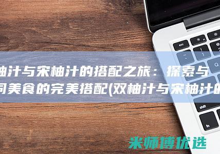 双柚汁与宋柚汁的搭配之旅：探索与不同美食的完美搭配 (双柚汁与宋柚汁的区别)