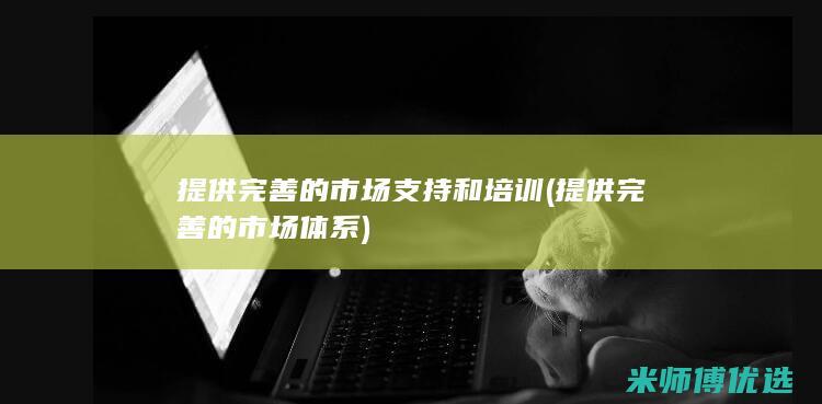 提供完善的市场支持和培训(提供完善的市场体系)