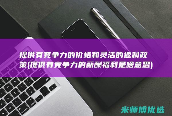 提供有竞争力的价格和灵活的返利政策(提供有竞争力的薪酬福利是啥意思)