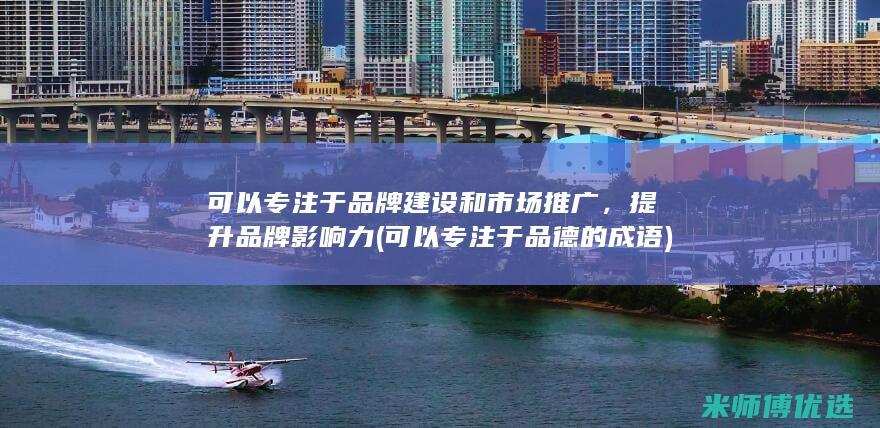 可以专注于品牌建设和市场推广，提升品牌影响力(可以专注于品德的成语)