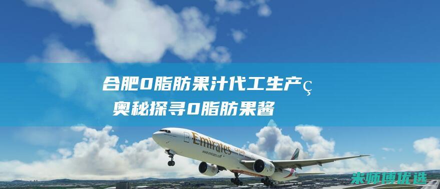 合肥 0 脂肪果汁代工生产的奥秘探寻 (0脂肪果酱是真的吗)