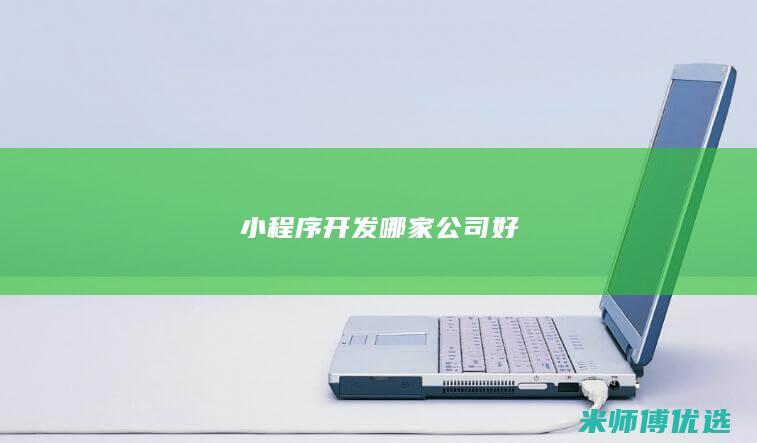 小程序开发哪家公司好