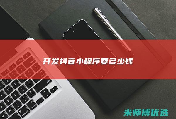 开发抖音小程序要多少钱