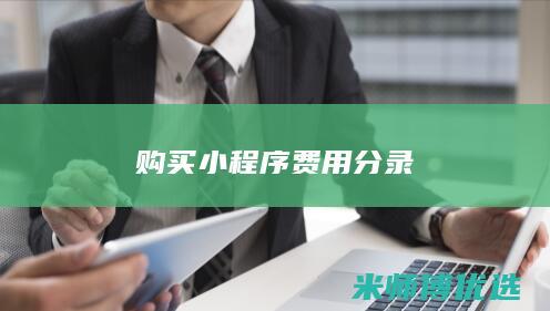 购买小程序费用分录