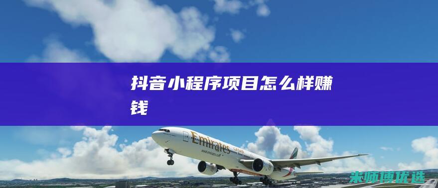 抖音小程序项目怎么样赚钱