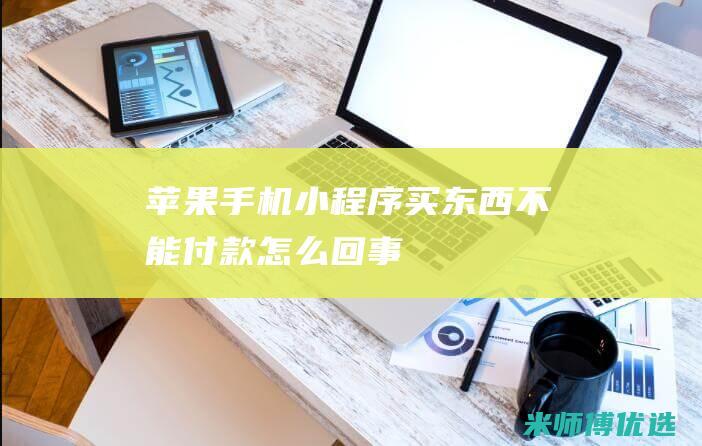 苹果手机小程序买东西不能付款怎么回事