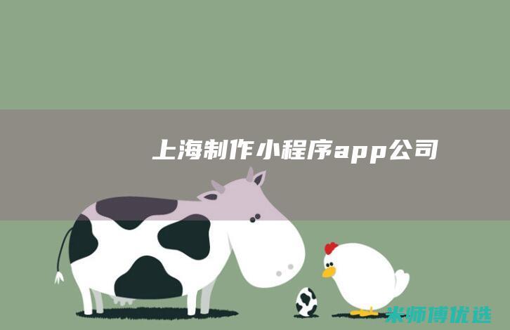 上海制作小程序app公司