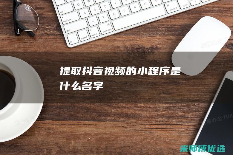 提取抖音视频的小程序是什么名字
