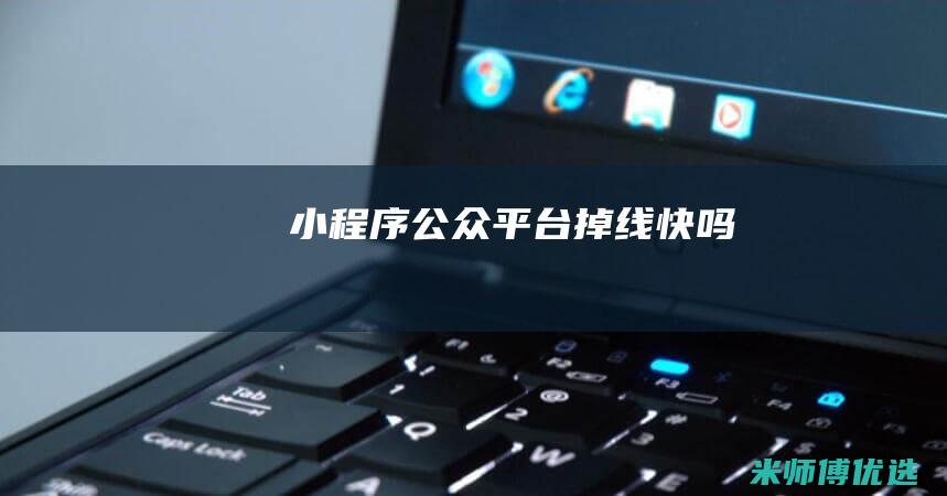 小程序公众平台掉线快吗