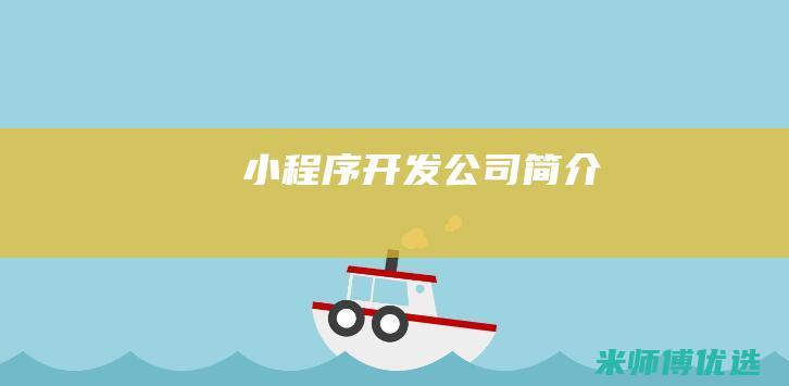 小程序开发公司简介