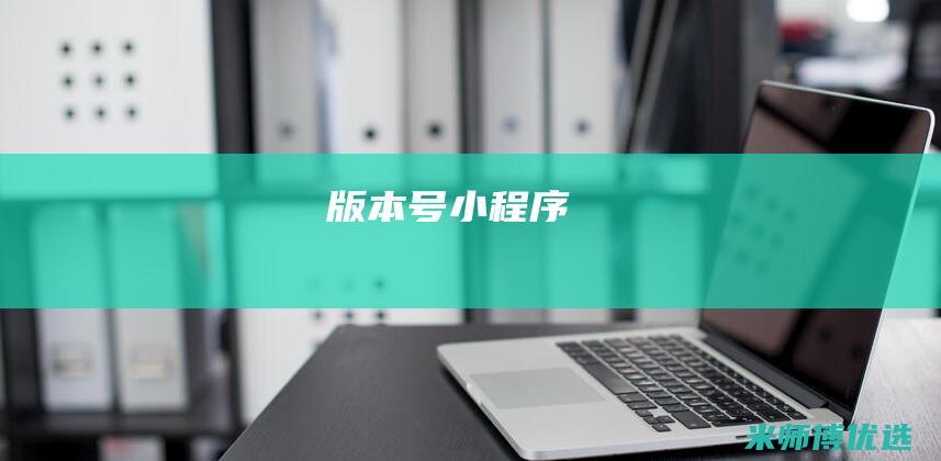 版本号-小程序