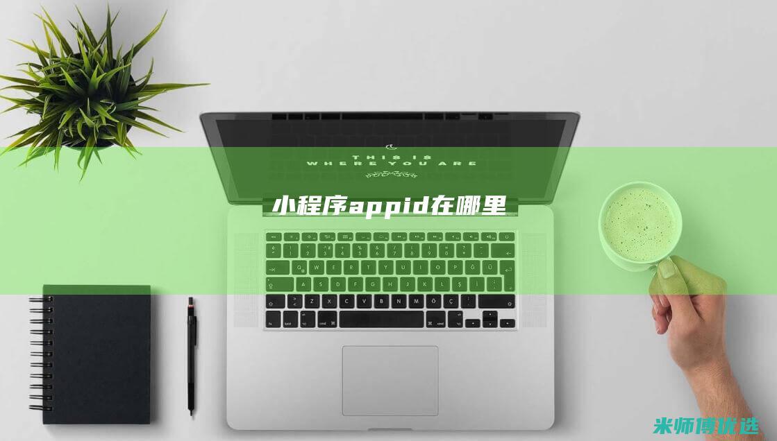 小程序appid在哪里