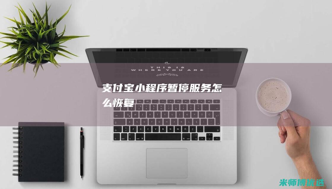 支付宝小程序暂停服务怎么恢复