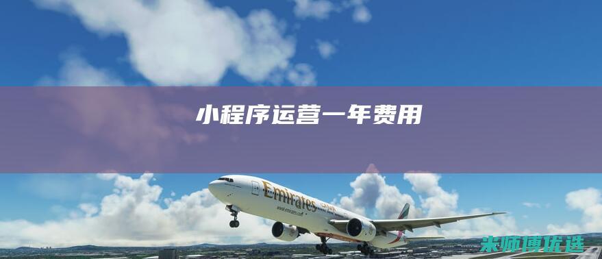 小程序运营一年费用