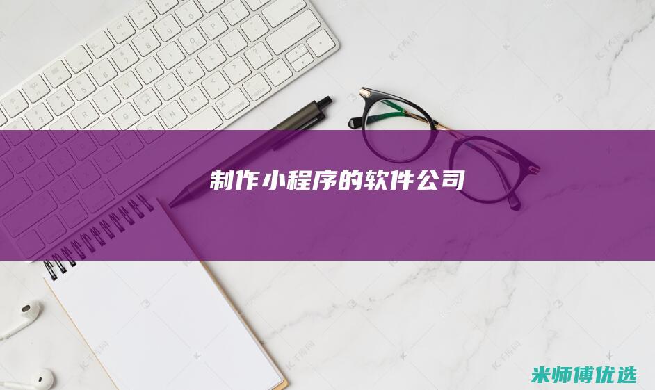 制作小程序的软件公司