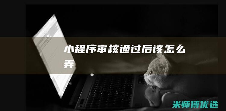 小程序审核通过后-该怎么弄