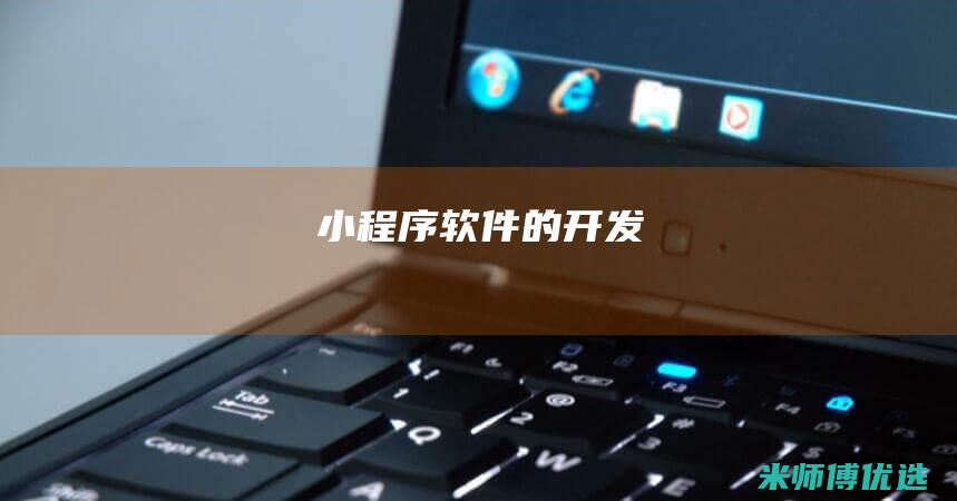 小程序软件的开发