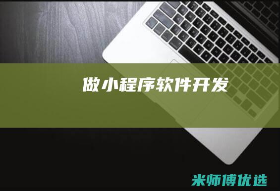 做小程序软件开发
