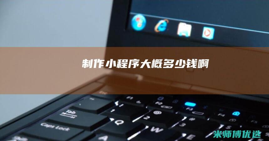 制作小程序大概多少钱啊