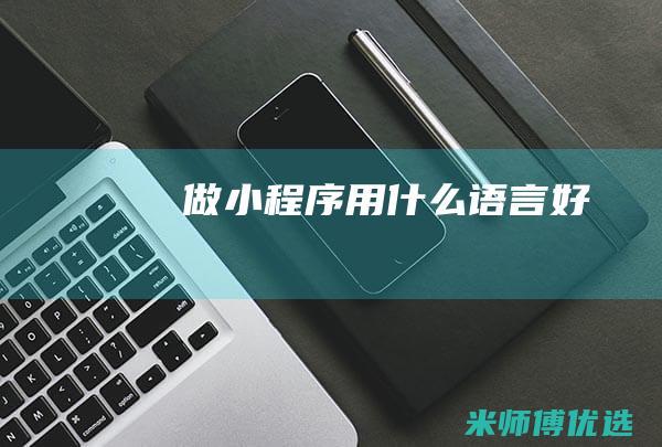 做小程序用什么语言好